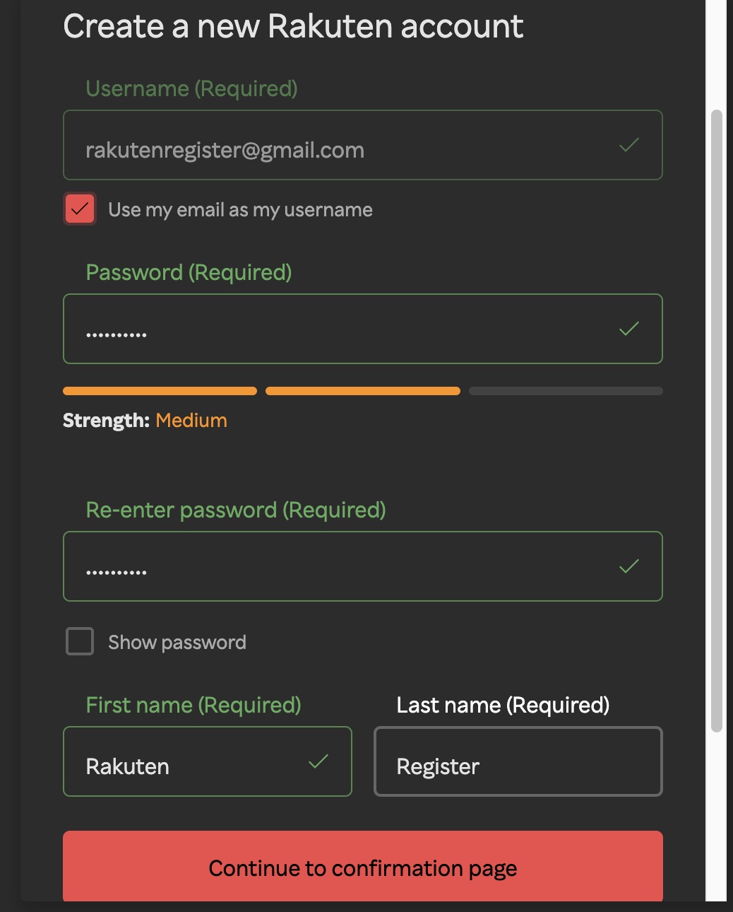 ตั้งชื่อผู้ใช้ รหัสผ่าน และชื่อ